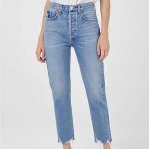 Agolde Riley Crop in Haven